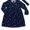 Hoolies Blue Dotty Dress