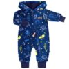 Hoolies Spaceships Plush Hooded Onsie