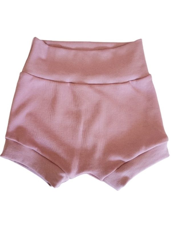cuffed shorts dusty pink